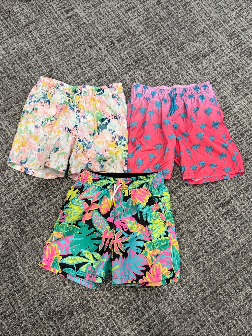 3 Cat & Jack Bathing Suits - Boys Medium